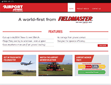 Tablet Screenshot of airportmower.com
